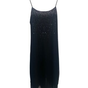 Whimsigoth Black Midi Dress